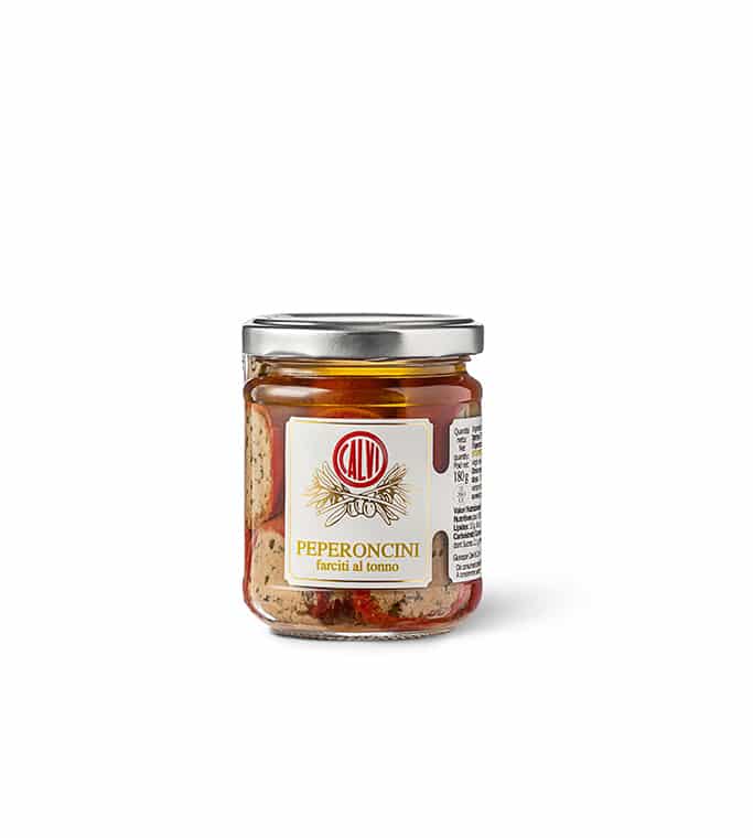Round Chilli Peppers stuffed with Tuna 180 g
